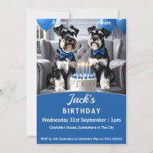 Festa de aniversário Schnauzers