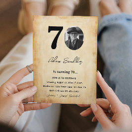 Convites Festa de aniversário simples e elegante