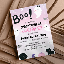 Convites Festa de aniversário Spooktacular de Halloween