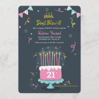 Festa de aniversário Surpresa de Velas de Aniversá