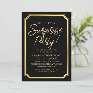Convites Festa de Aniversário Surpresa Ouro Preto 50 Anos