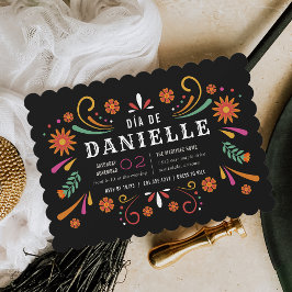 Convites Festa de aniversário Tema Día de los Muertos