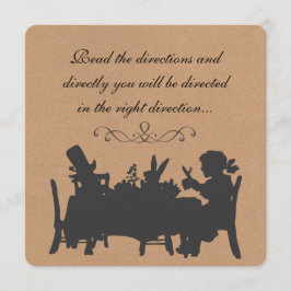 Convites Festa de Aniversário Temática Chapeleiro Louco Rús