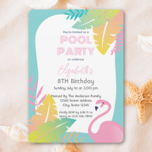 Festa de Aniversário Tropical Pink Flamingo na Pis