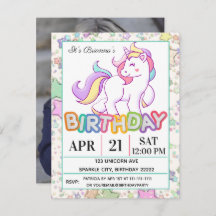 Festa de aniversário Unicorn