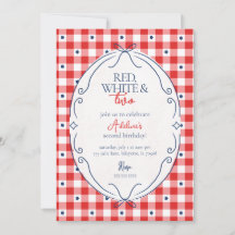 Festa de Aniversário Vermelho Branco e Dois Anos