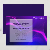 Festa de Aniversário Virtual Futurista