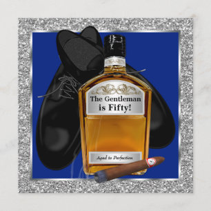 Convites Festa de aniversário Whiskey