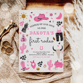 Convites Festa de aniversário Wild West Rodeo Ranch