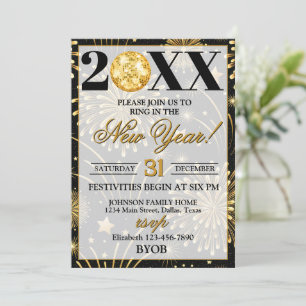 Convites Festa de Ano Novo 2026