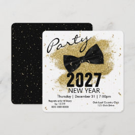 Convites Festa de Ano Novo Black Tie 2027