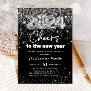 Convites Festa de Ano Novo da Silver Glitter 2024