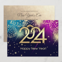 Convites Festa de Ano Novo de 2024