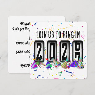 Convites Festa de Ano Novo do Hodômetro de 2027