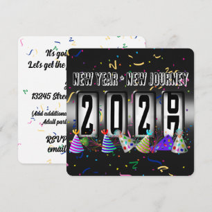 Convites Festa de Ano Novo do Hodômetro de 2027