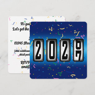 Convites Festa de Ano Novo do Hodômetro de 2027