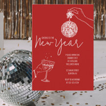 festa de anos novos vermelhos