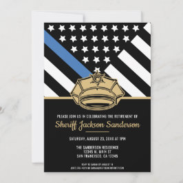 Convites Festa de Aposentadoria da Polícia Aplicação da Lei