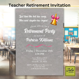 Convites Festa de Aposentadoria do Sino Clássico dos Profes