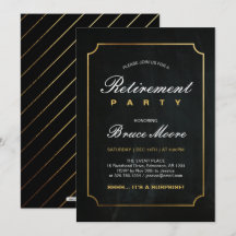 Festa de Aposentadoria Surpresa Simples e Elegante