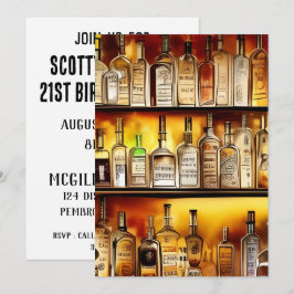 Convites Festa de Aquarela Artística do Bar de Fundo