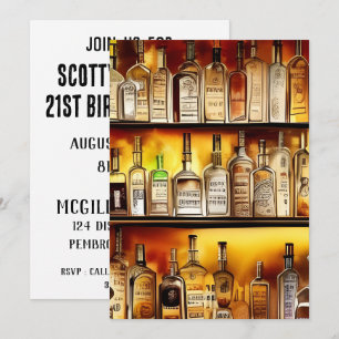 Convites Festa de Aquarela Artística do Bar de Fundo