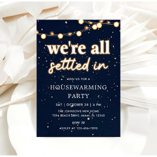 Convites Festa de Aquecimento Doméstico.