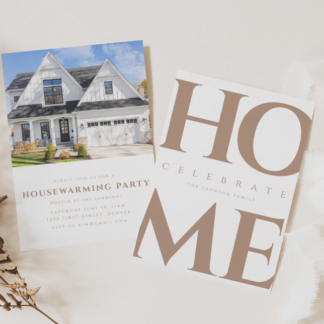 Convites Festa de Aquecimento Doméstico Convide com Imagem (Criador carregado)