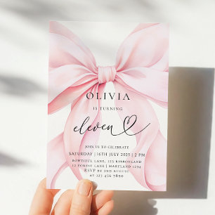 Convites Festa de Arco Rosa de Aniversário 11