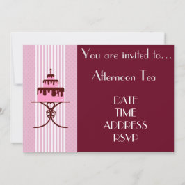 Convites Festa de Arte Francesa Deco Tarde