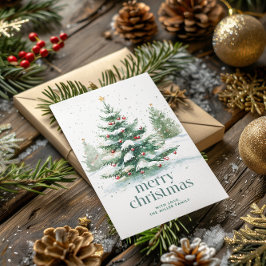 Convites Festa de Árvore de Natal do Tema de Natal