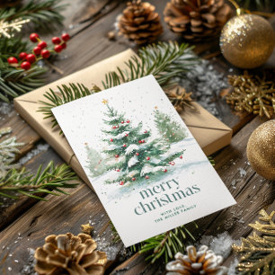 Convites Festa de Árvore de Natal do Tema de Natal