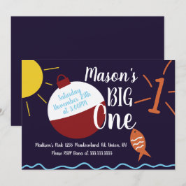 Convites Festa de Bait de Pesca que vira um Oceano de Peixe