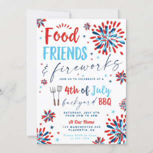 Convites Festa de Bloco de Vizinhança do CHURRASCO de 4 de 