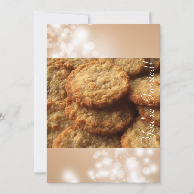 Convites Festa de Bolachas de Natal (Frente)