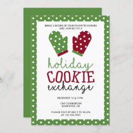 Convites Festa de Bolachas Feriados de Natal Oven Mitts