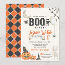 Festa de BOO-DAY Crianças Loucas Aniversário do Di