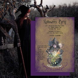 Convites Festa de Bruxas Boas e Malvadas