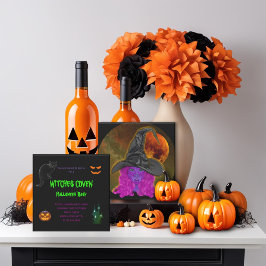 Convites Festa de Bruxas do Halloween Bash