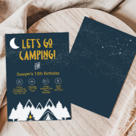 Convites Festa de Camping