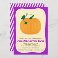 Festa de Carteira de Abóbora de Halloween