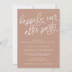 Convites Festa de casamento Pink Happily Ever After Party