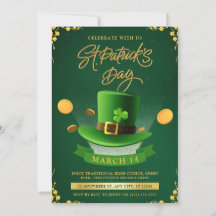 Festa de Celebração do Dia de São Patrício Verde e