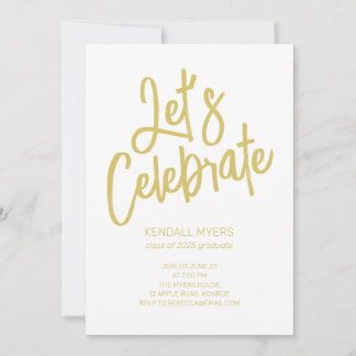 Convites Festa de Celebração do vamos com Foto