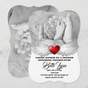 Convites Festa de Chá de Bebê Esperando o Destino do Destin