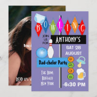 Festa de Chá de Bebê para Casais Dad-chelor Retro 