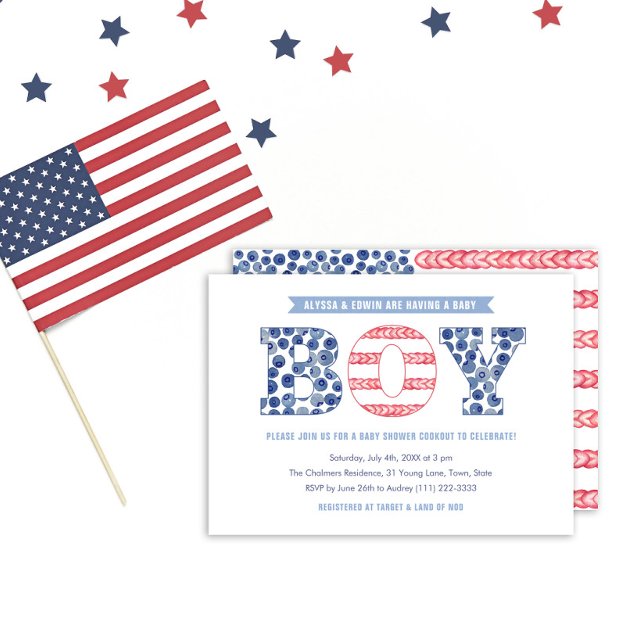 Convites Festa de Chá de fraldas de Cookout de Verão Relaxa (Criador carregado)