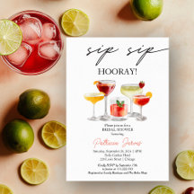 Festa de Chá de Noiva com Coquetel Sip Sip Hooray