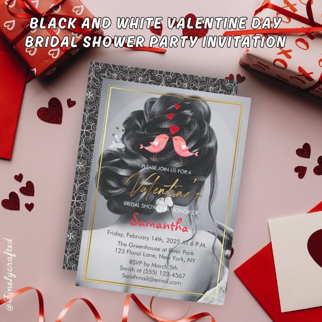 Convites Festa de Chá de panela do Dia dos Namorados Negro  (Criador carregado)