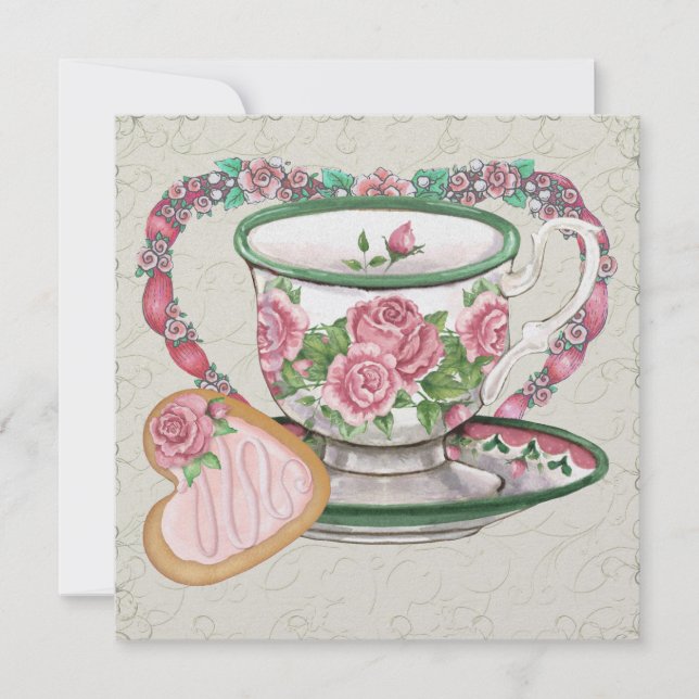 Convites Festa de chá doce - SRF (Frente)